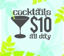 $10 cocktails